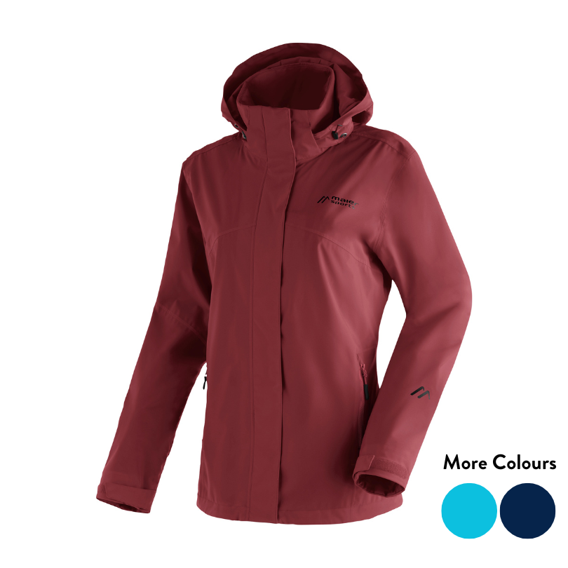 Maier Sports Women's METOR REC W | Plus size waterproof jacket