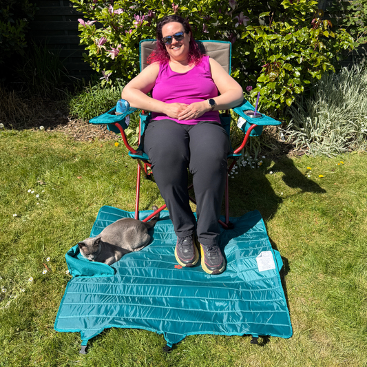 Kelty Deluxe Lounge Chair | Plus Size Reclining Camping Chair