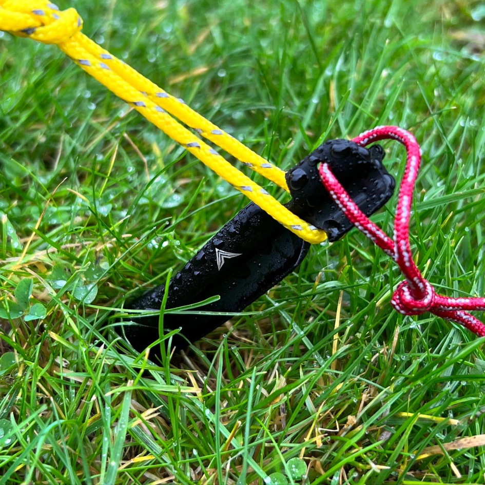 Wild camping tent stake bundle