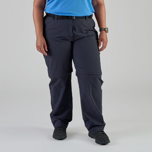 Maier Sports Women's Nata 2 | Plus size zip-off hiking trousers