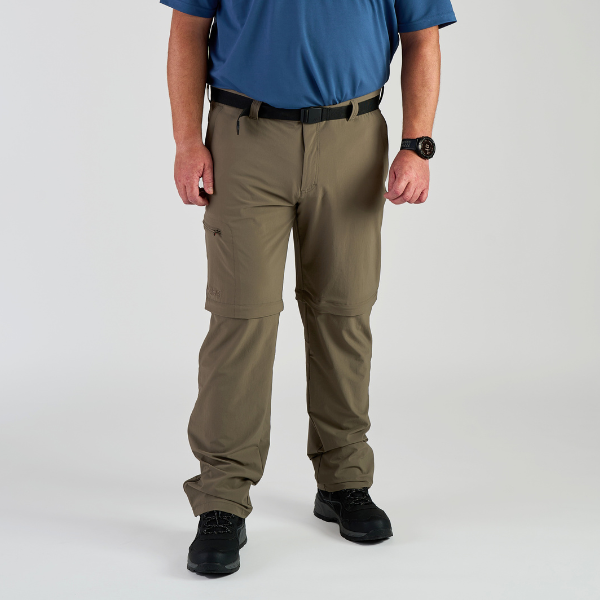Maier Sports Men's TAJO| Large size zip-off hiking trousers