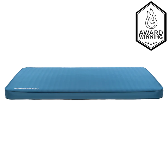 Big Agnes Captain Comfort Deluxe Camp | Double Wide Self Inflating Mat