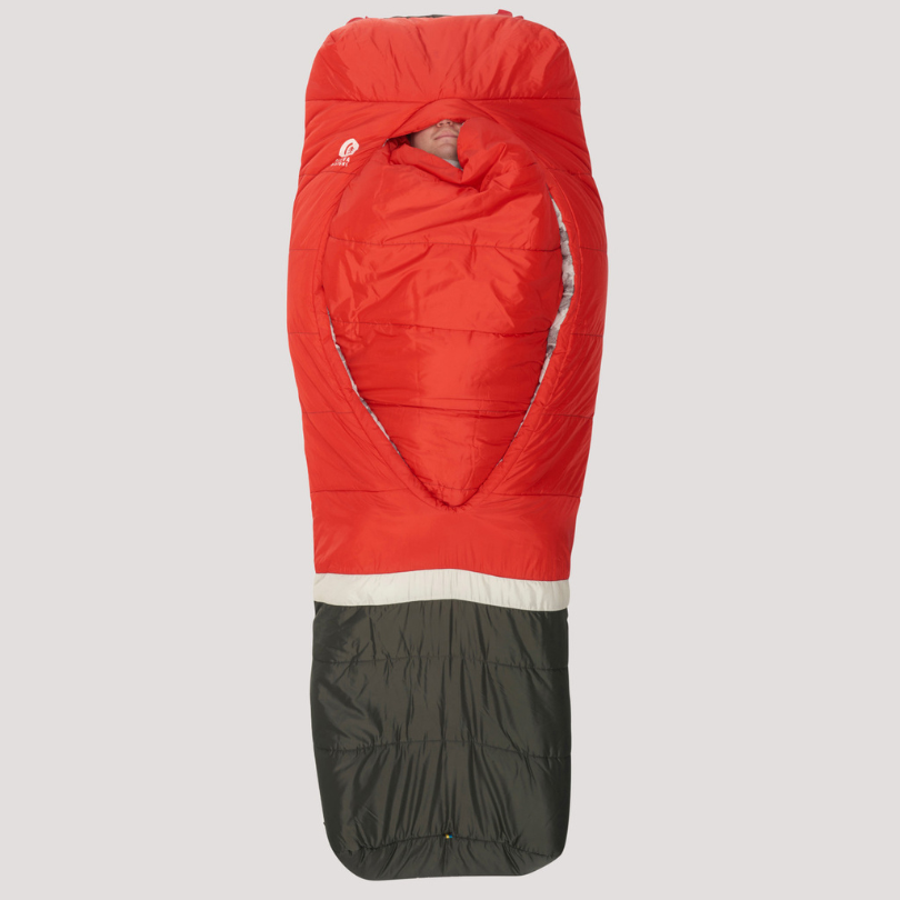 Sierra Designs Frontcountry Bed 20F/0C | Wide & Long Synthetic Sleeping Bag