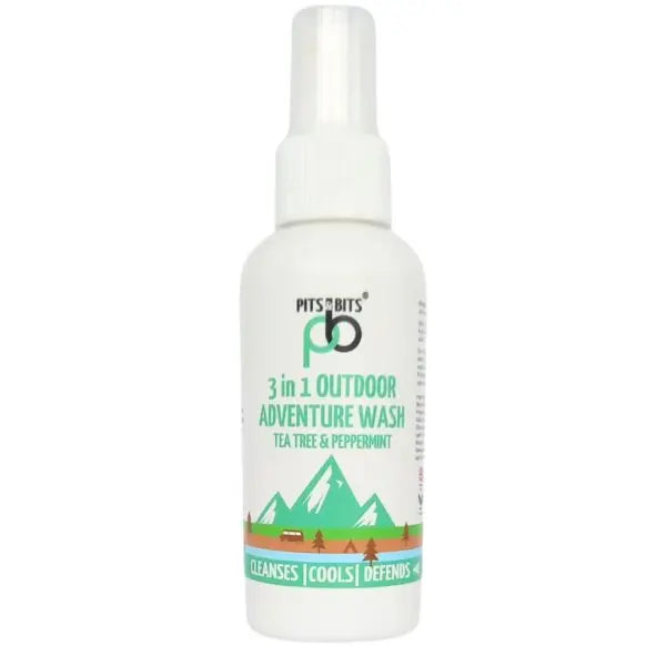Pits & Bits® 3-in-1 Outdoor Adventure Wash 100ml | Tea Tree & Peppermint