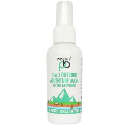 Pits & Bits® 3-in-1 Outdoor Adventure Wash 100ml | Tea Tree & Peppermint