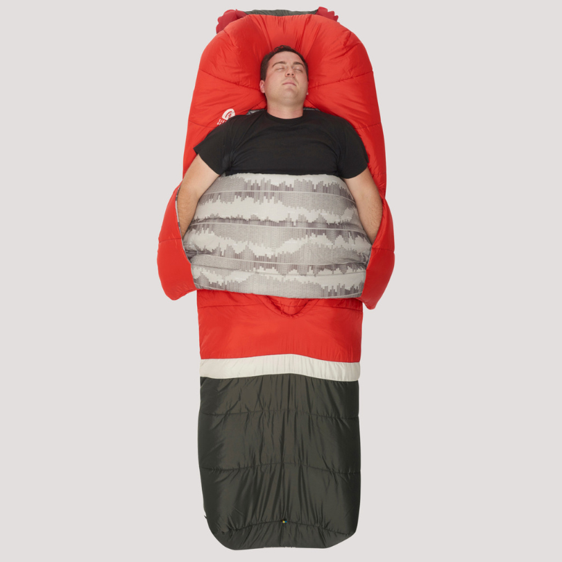 Sierra Designs Frontcountry Bed 20F/0C | Wide & Long Synthetic Sleeping Bag