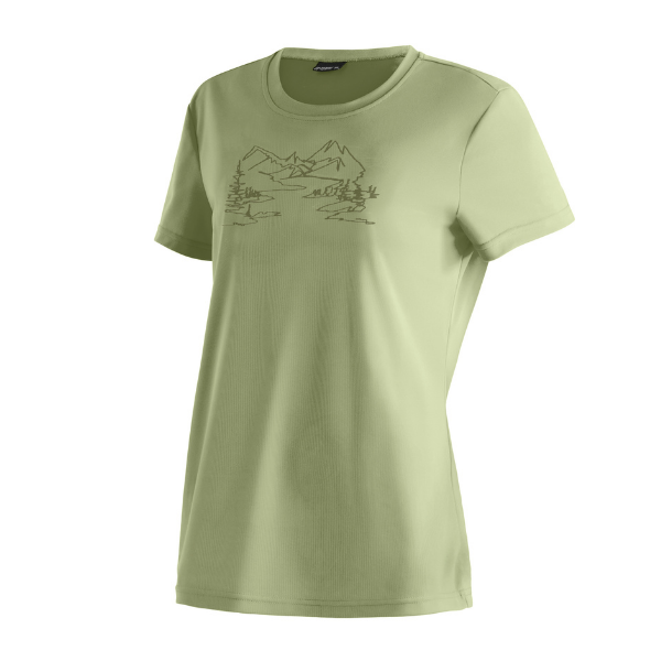 Maier Sports Women's Wilma Print Plus Size T-shirt | Short Sleeve
