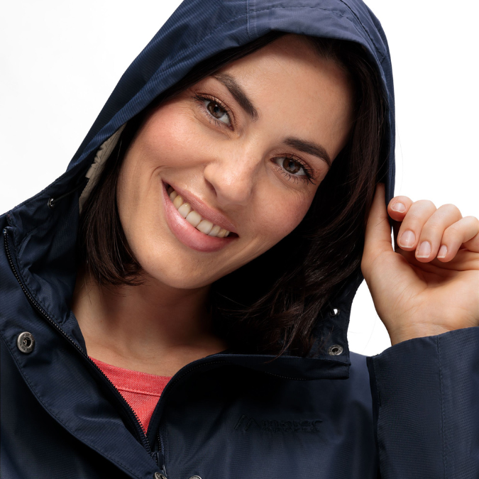 Maier Sports Women's BROCKEN LONG| Plus size waterproof jacket