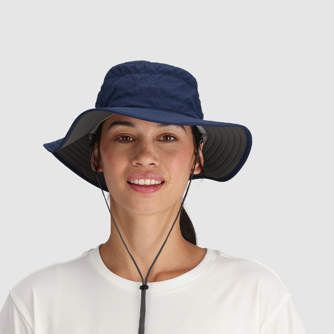 Outdoor Research Solar Roller Sun Hat Embroidered Summer Wide-Brim Hat