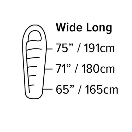 Big Agnes Cotton Sleeping Bag Liner | Wide & Long Size