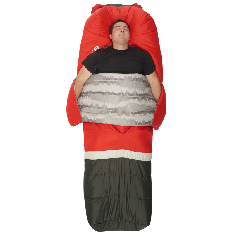 Sierra Designs Frontcountry Bed 20F/0C | Wide & Long Synthetic Sleeping Bag