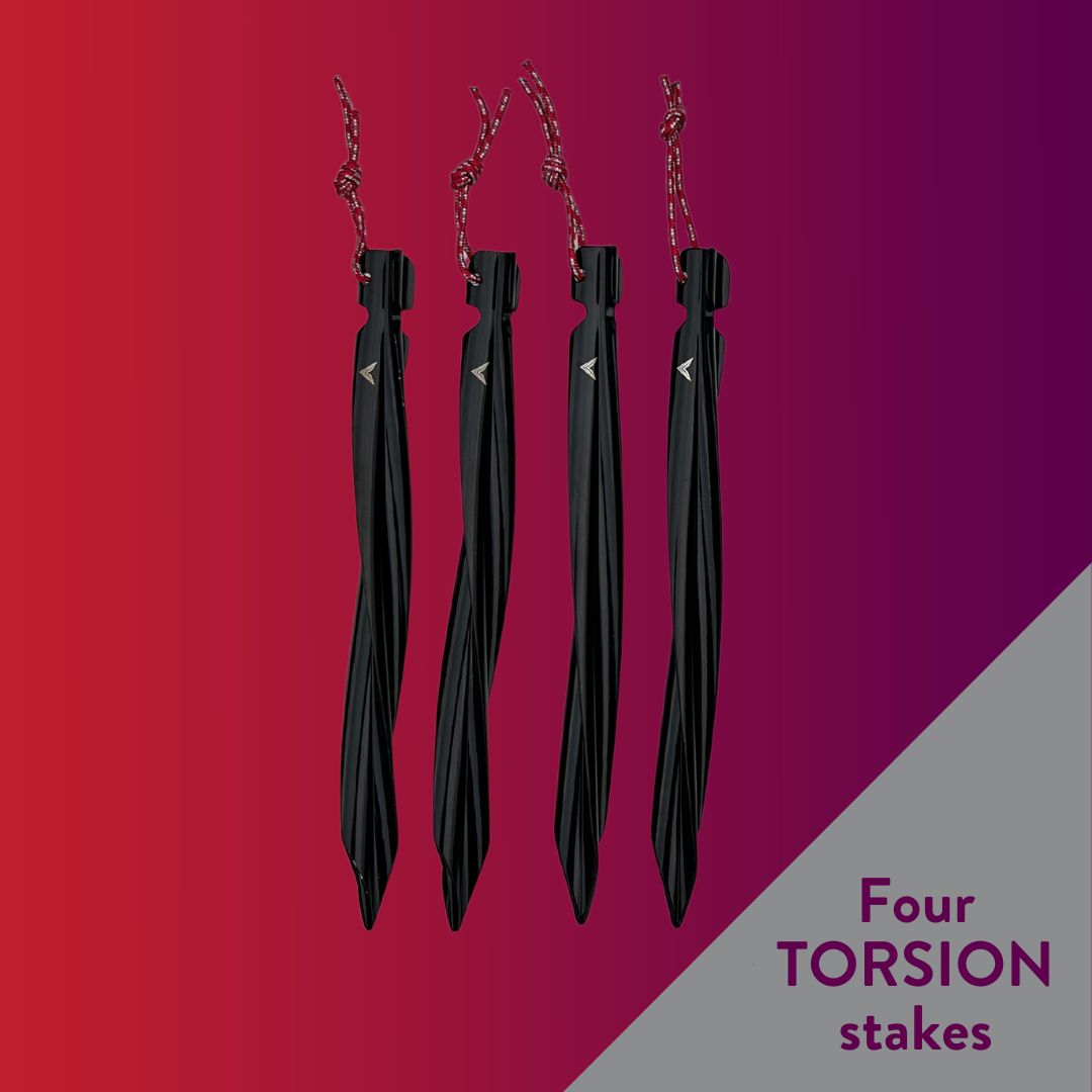 Wild camping tent stake bundle