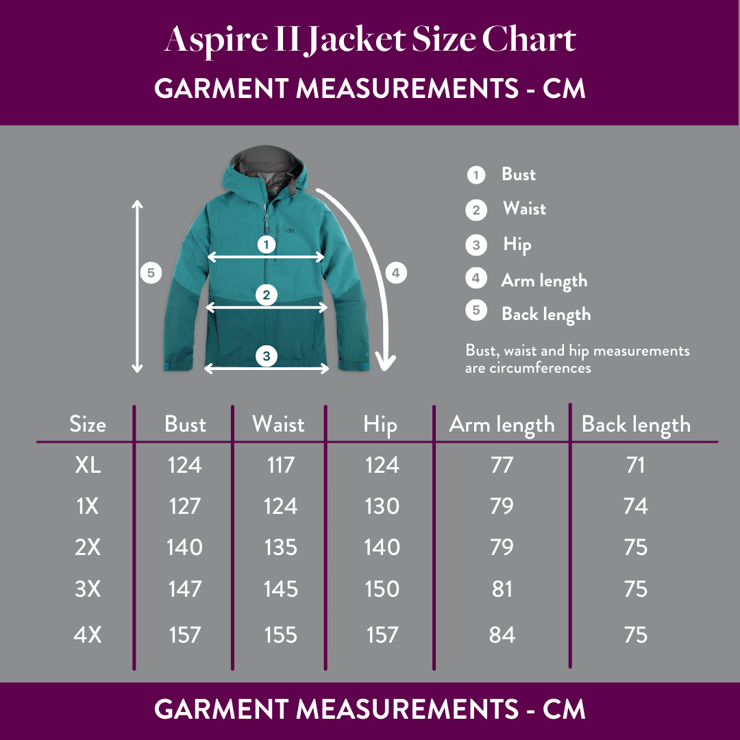 Outdoor Research Women's PLUS SIZE Aspire II GORE-TEX® Jacket | Waterproof Coat