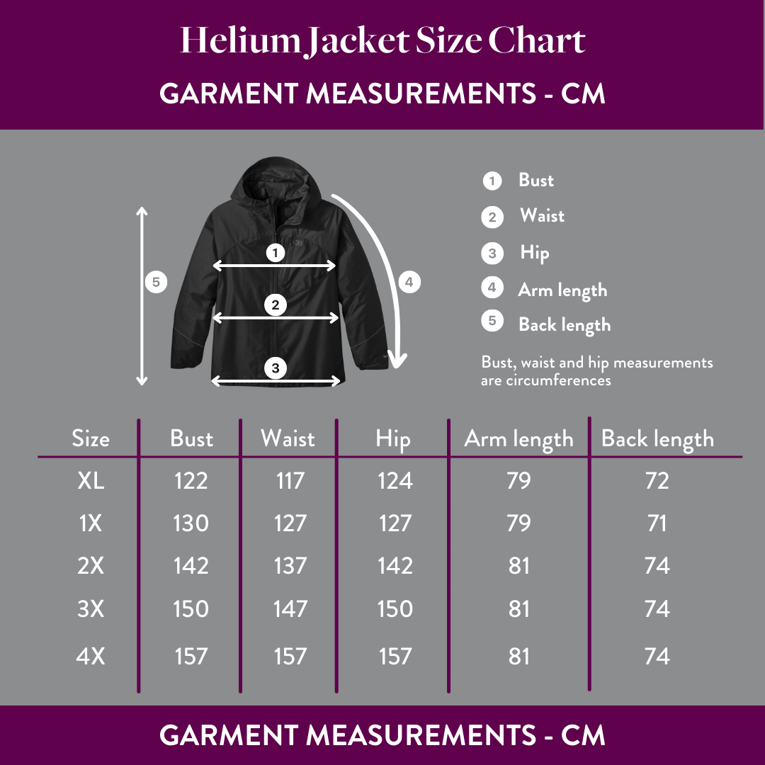 Outdoor Research Women's PLUS SIZE Helium Rain Jacket | Waterproof Coat