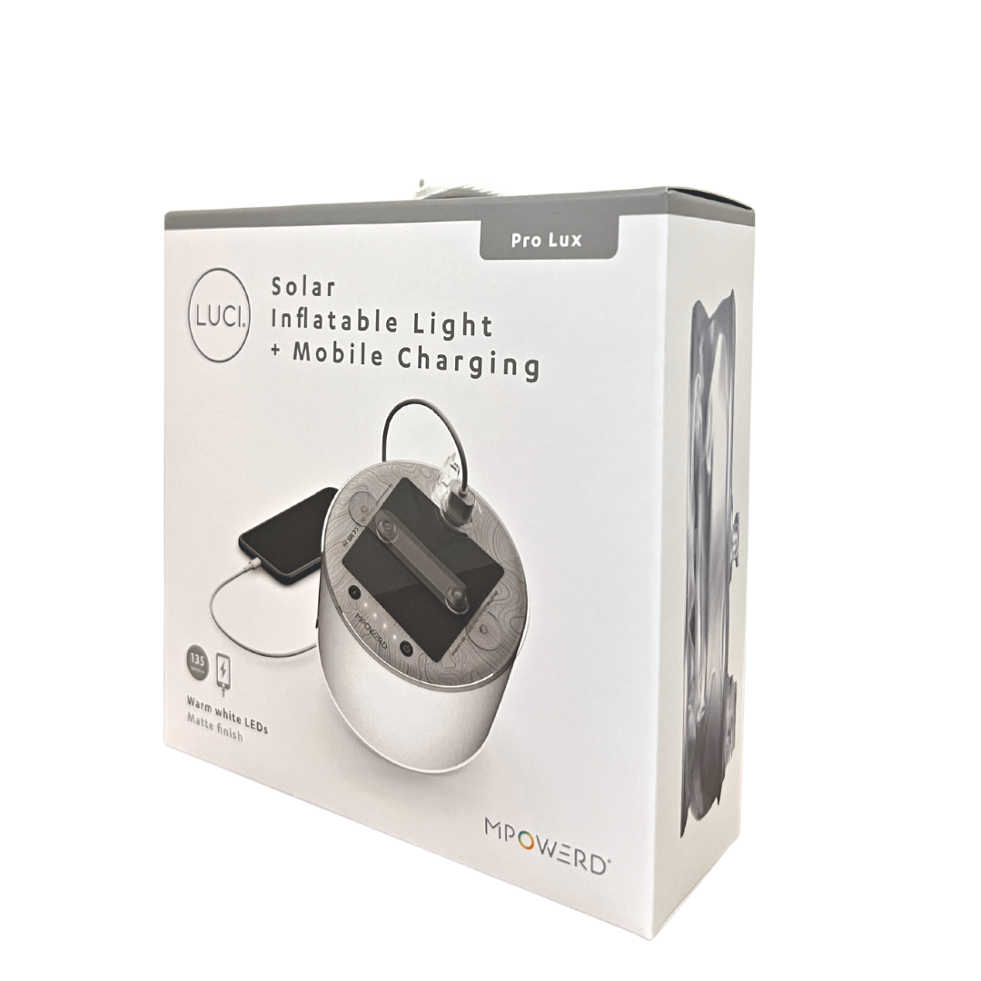 MPOWERED Luci Pro Lux inflatable solar light & mobile charger
