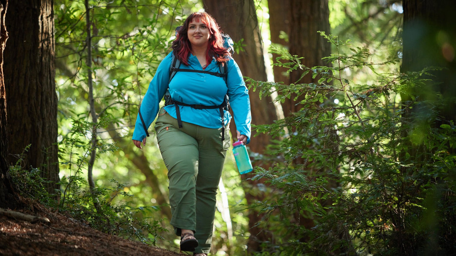 Plus size women's outdoor clothing