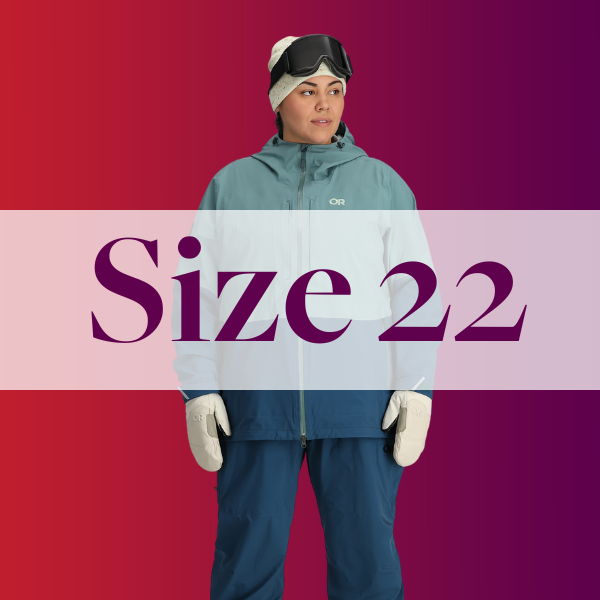 Shop by size: Women's UK 22