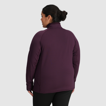 Outdoor Research Women's PLUS SIZE Vigor half-zip grid fleece