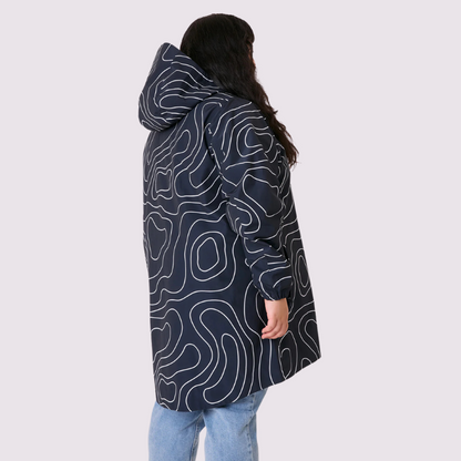 Amble Women's Refuge Waterproof Jacket | Plus Size Rain Coat