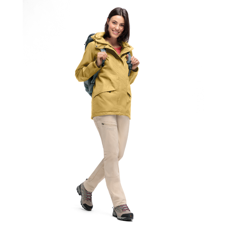 Maier Sports Women's Brocken Long Waterproof Jacket | Plus Size UK 18–32