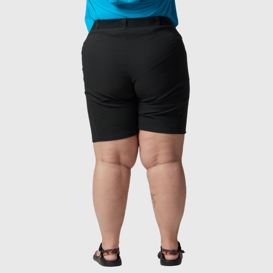 Alpine Parrot Cypress PLUS SIZE Shorts | Size 16/18 ONLY - CLEARANCE