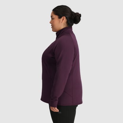 Outdoor Research Women's PLUS SIZE Vigor half-zip grid fleece