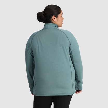 Outdoor Research Women's PLUS SIZE Vigor half-zip grid fleece