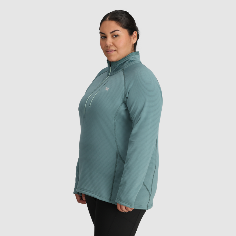 Outdoor Research Women's PLUS SIZE Vigor half-zip grid fleece