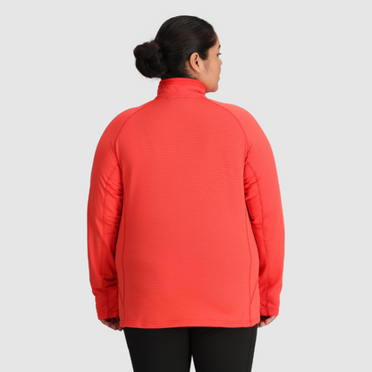 Outdoor Research Women's PLUS SIZE Vigor half-zip grid fleece