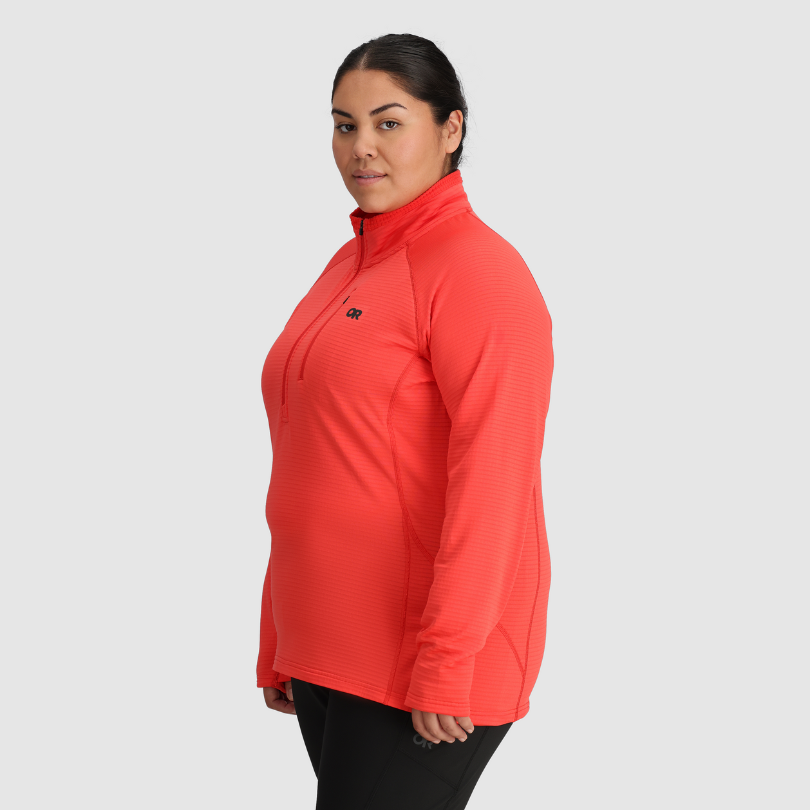 Outdoor Research Women's PLUS SIZE Vigor half-zip grid fleece