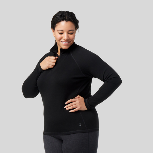 Smartwool Women's Classic Thermal Merino Base Layer 1/4 Zip | Plus Size