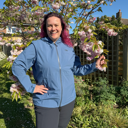 Outdoor Research Women's Stratoburst Plus Size Stretch Rain Jacket