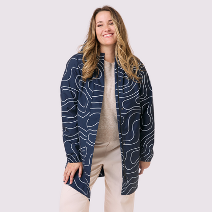 Amble Women's Refuge Waterproof Jacket | Plus Size Rain Coat