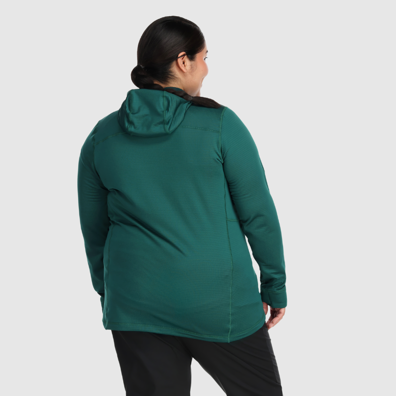 CLEARANCE: Outdoor Research Women's Vigor full-zip grid fleece | Size 1X (UK 18-20)