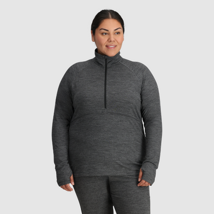 Outdoor Research Women's PLUS SIZE Alpine Onset Merino 150 Half Zip