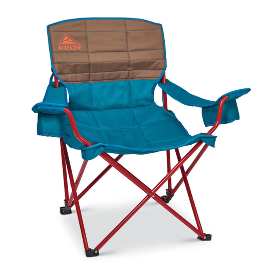 Kelty Deluxe Lounge Chair | Plus Size Reclining Camping Chair