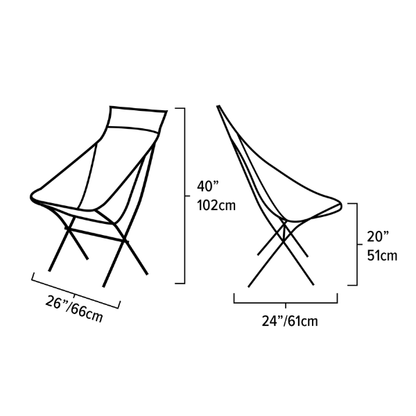Big Agnes Big Six Camp Chair – Wide Seat, High Weight Capacity | 25th Anniversary Alpenglow Edition