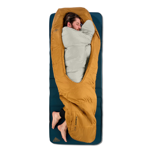 Kelty Eclipse 35 | Wide zipperless sleeping bag | Three lengths