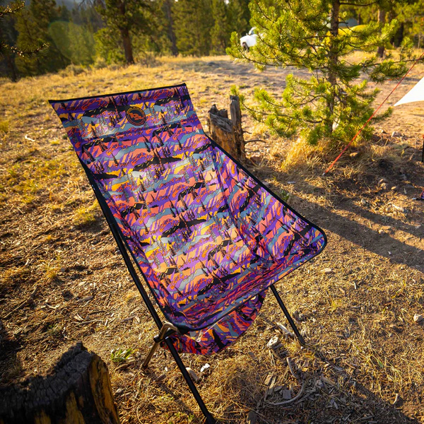 Big Agnes Big Six Camp Chair – Wide Seat, High Weight Capacity | 25th Anniversary Alpenglow Edition