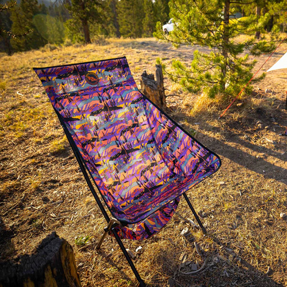 Big Agnes Big Six Camp Chair – Wide Seat, High Weight Capacity | 25th Anniversary Alpenglow Edition