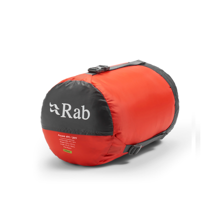 Rab Ascent -6C / 21F Down Sleeping Bag | Wide Fit for Plus-Size Campers