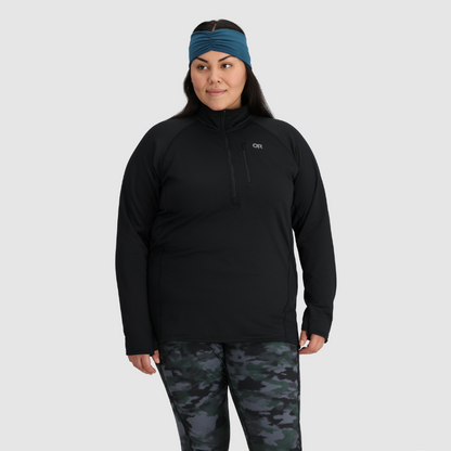 Outdoor Research Women's PLUS SIZE Vigor half-zip grid fleece