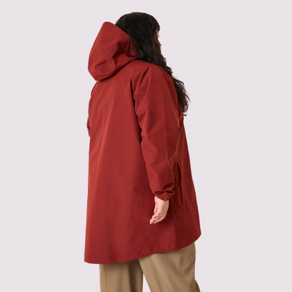 Amble Women's Refuge Waterproof Jacket | Plus Size Rain Coat