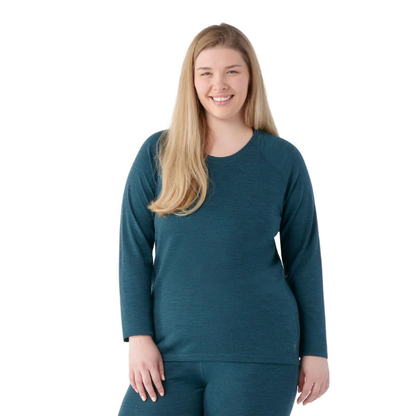 Smartwool Women's Classic All-Season Merino Base Layer Crew | Plus Size