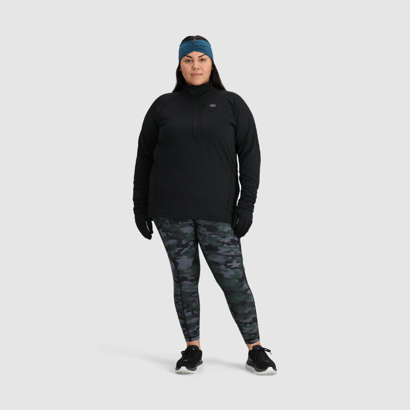 Outdoor Research Women's PLUS SIZE Vigor half-zip grid fleece