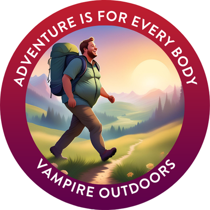 Vampire Outdoors Sticker - Free with Every Order!