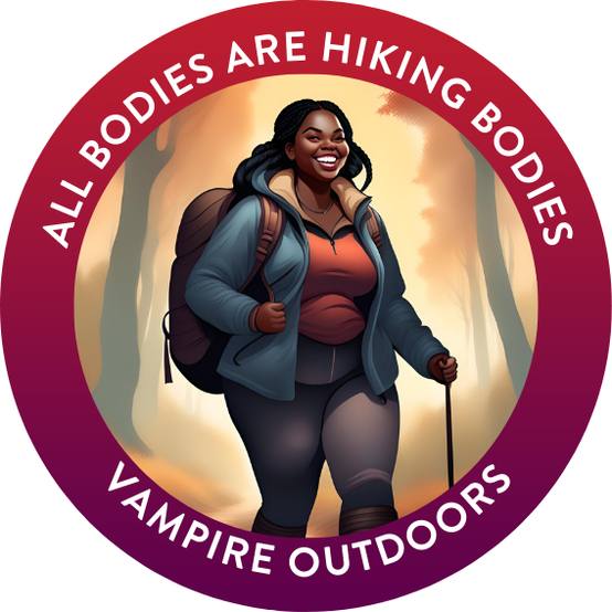 Vampire Outdoors Sticker - Free with Every Order!