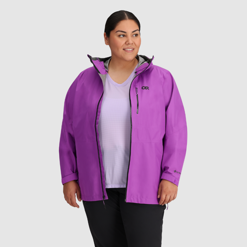 women's plus size gore tex jacket