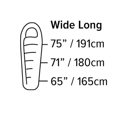 Big Agnes Cotton Sleeping Bag Liner | Wide & Long Size