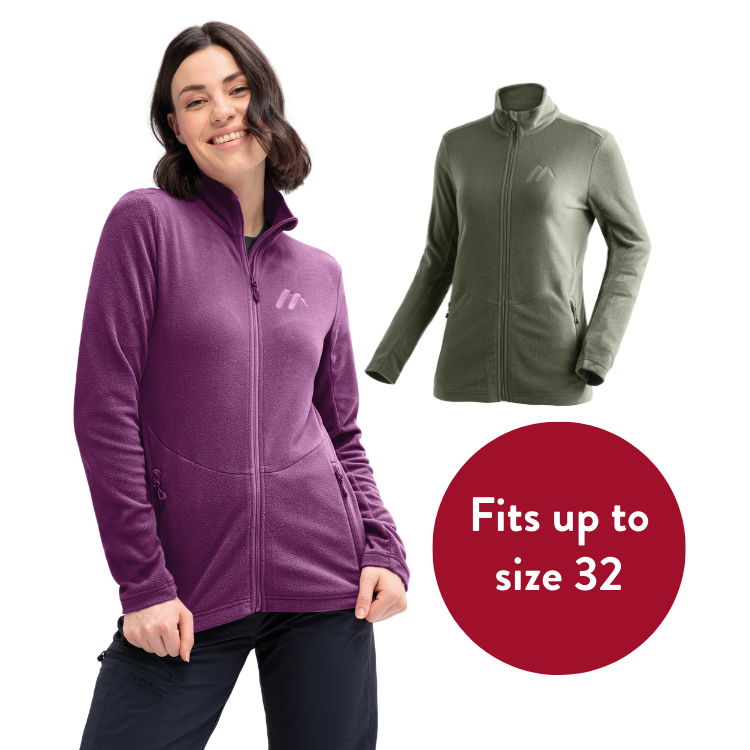 Maier Sports Women's Denise Fleece Jacket | Plus Size